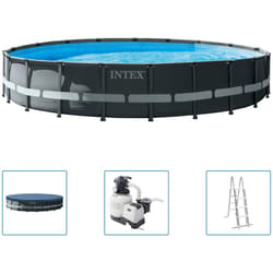Intex - Set Piscina Rotonda Ultra xtr Frame 610x122 cm