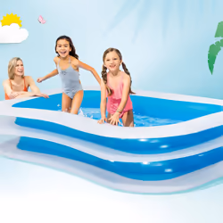 Intex 56483NP piscina fuori terra Piscina gonfiabile Piscina rettangolare Blu - Vista aggiuntiva 4