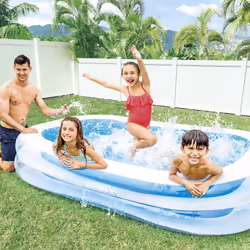 Intex 56483NP piscina fuori terra Piscina gonfiabile Piscina rettangolare Blu - Vista aggiuntiva 6