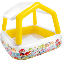 Intex - Piscina Gonfiabile con Parasole 157x157x122 cm