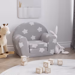 Questo morbido divano per bambini offre al vostro piccolo un luogo confortevole per leggere, giocare, o fare un pisolino. Mat ...