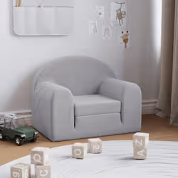 VidaXL 357017 divano per bambini Grigio chiaro - Vista aggiuntiva 2