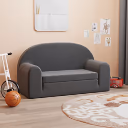 Questo morbido divano letto per bambini a 2 posti offre al vostro piccolo un luogo confortevole per leggere, giocare, o fare  ...