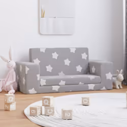 Questo morbido divano letto per bambini a 2 posti offre al vostro piccolo un luogo confortevole per leggere, giocare, o fare  ...