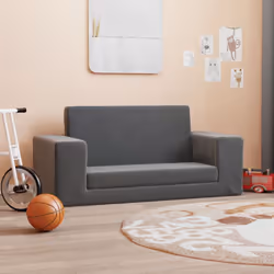 Questo morbido divano letto per bambini a 2 posti offre al vostro piccolo un luogo confortevole per leggere, giocare, o fare  ...