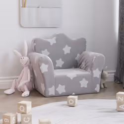 Questo morbido divano per bambini offre al vostro piccolo un luogo confortevole per leggere, giocare, o rilassarsi. Materiale ...