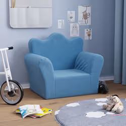 VidaXL 357044 divano per bambini Blu - Vista aggiuntiva 2