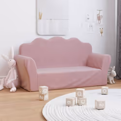 Questo morbido divano per bambini a 2 posti offre al vostro piccolo un luogo confortevole per leggere, giocare, o rilassarsi. ...
