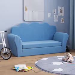 VidaXL 357062 divano per bambini Blu - Vista aggiuntiva 2