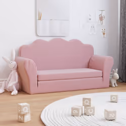 Questo morbido divano letto per bambini a 2 posti offre al vostro piccolo un luogo confortevole per leggere, giocare, o fare  ...