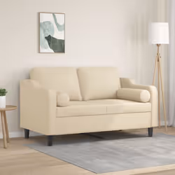 Questo divano a 2 posti, che si distingue per il suo design moderno e i cuscini decorativi, sarà il luogo ideale per chiacchi ...
