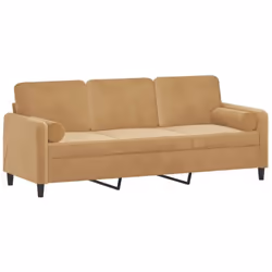 Questo divano a 3 posti, che si distingue per il suo design moderno e i cuscini decorativi, sarà il luogo ideale per chiacchi ...