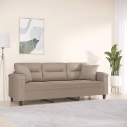 Questo divano a 3 posti, che si distingue per il suo design moderno e i cuscini decorativi, sarà il luogo ideale per chiacchi ...