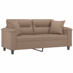 Questo divano a 2 posti, che si distingue per il suo design moderno e i cuscini decorativi, sarà il luogo ideale per chiacchi ...