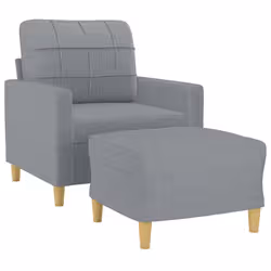 VidaXL 3200993 set di mobili per soggiorno Grigio chiaro Metallo, Legno compensato - Vista aggiuntiva 3