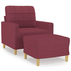 VidaXL 3200999 set di mobili per soggiorno Bordeaux Metallo, Legno compensato