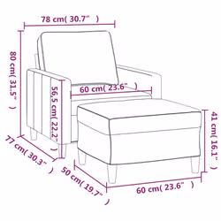 VidaXL 3201049 set di mobili per soggiorno Bordeaux Metallo, Legno compensato - Vista aggiuntiva 6