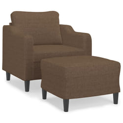 VidaXL 3201130 set di mobili per soggiorno Marrone Metallo, Legno compensato
