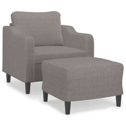 VidaXL 3201134 set di mobili per soggiorno Grigio talpa Metallo, Legno compensato