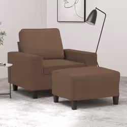 VidaXL 3201146 set di mobili per soggiorno Marrone Metallo, Legno compensato - Vista aggiuntiva 2