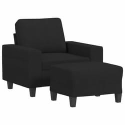 VidaXL 3201147 set di mobili per soggiorno Nero Metallo, Legno compensato