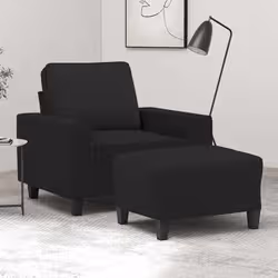 VidaXL 3201147 set di mobili per soggiorno Nero Metallo, Legno compensato - Vista aggiuntiva 2