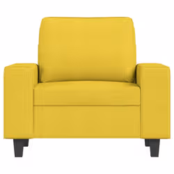 VidaXL 3201148 set di mobili per soggiorno Giallo Metallo, Legno compensato - Vista aggiuntiva 4