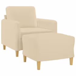 VidaXL 3201186 set di mobili per soggiorno Crema Metallo, Legno compensato - Vista aggiuntiva 3