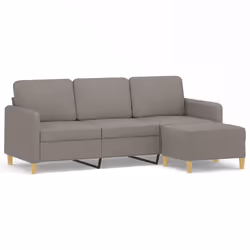 VidaXL 3201199, Grigio talpa, Schiuma, Metallo, Poliestere, Tessile, 600 mm, 500 mm, 410 mm