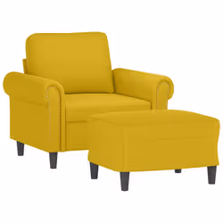 VidaXL 3201211 set di mobili per soggiorno Giallo Metallo, Legno compensato - Vista aggiuntiva 3