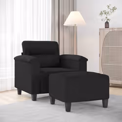VidaXL 3201228 set di mobili per soggiorno Nero Metallo, Legno compensato - Vista aggiuntiva 2