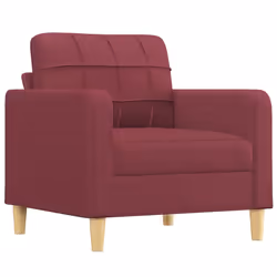 VidaXL 3201248 set di mobili per soggiorno Rosso