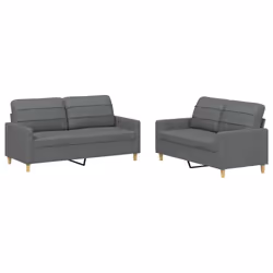 VidaXL 3201275, Grigio, Schiuma, Metallo, Poliestere, Tessile, 158 cm, 77 cm, 80 cm