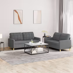 VidaXL 3201283 set di mobili per soggiorno Grigio