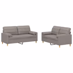 VidaXL 3201297, Grigio talpa, Schiuma, Metallo, Poliestere, Tessile, 158 cm, 77 cm, 80 cm