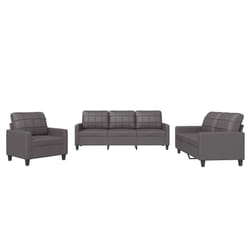 VidaXL 3201340 set di mobili per soggiorno Grigio