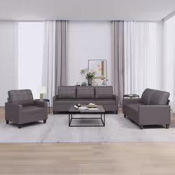 VidaXL 3201340 set di mobili per soggiorno Grigio