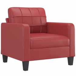 VidaXL 3201346 set di mobili per soggiorno Rosso