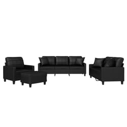 VidaXL 3201353 set di mobili per soggiorno Nero