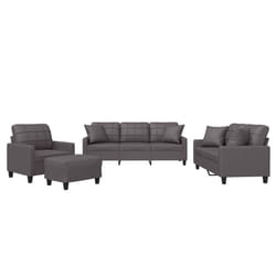 VidaXL 3201355 set di mobili per soggiorno Grigio