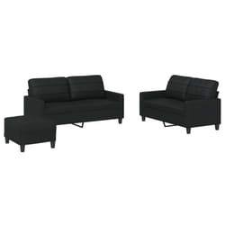 VidaXL 3201363 set di mobili per soggiorno Nero