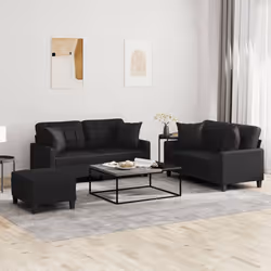VidaXL 3201373 set di mobili per soggiorno Nero