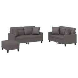VidaXL 3201375 set di mobili per soggiorno Grigio
