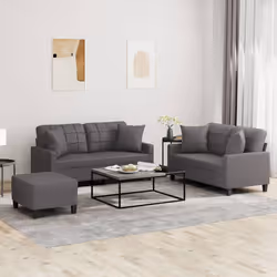 VidaXL 3201375 set di mobili per soggiorno Grigio