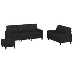 VidaXL 3201383 set di mobili per soggiorno Nero