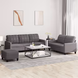 VidaXL 3201385 set di mobili per soggiorno Grigio