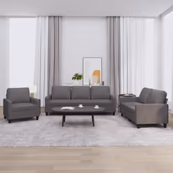 VidaXL 3201400 set di mobili per soggiorno Grigio