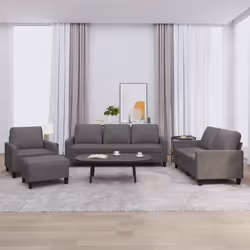 VidaXL 3201405 set di mobili per soggiorno Grigio