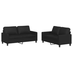 VidaXL 3201408 set di mobili per soggiorno Nero