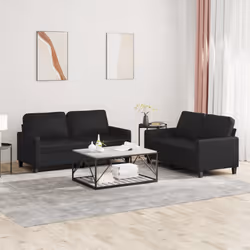 VidaXL 3201408 set di mobili per soggiorno Nero